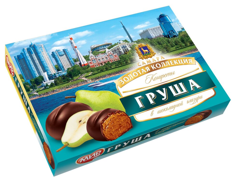  КФ МИР Груша в шоколадной глазури 160г  в Искитиме