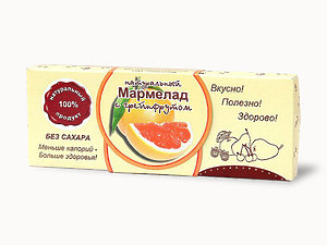 №2 Мармелад натуральный "Грейпфрут" 140г в Искитиме