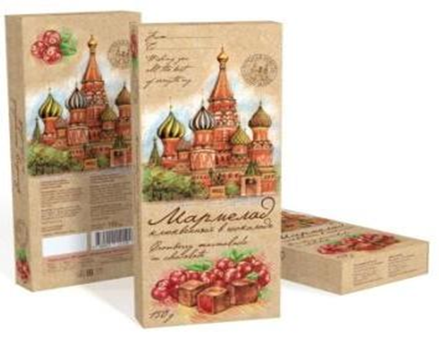  Сладарт Мармелад Клюквенный в тёмном шоколаде, 150г  в Искитиме